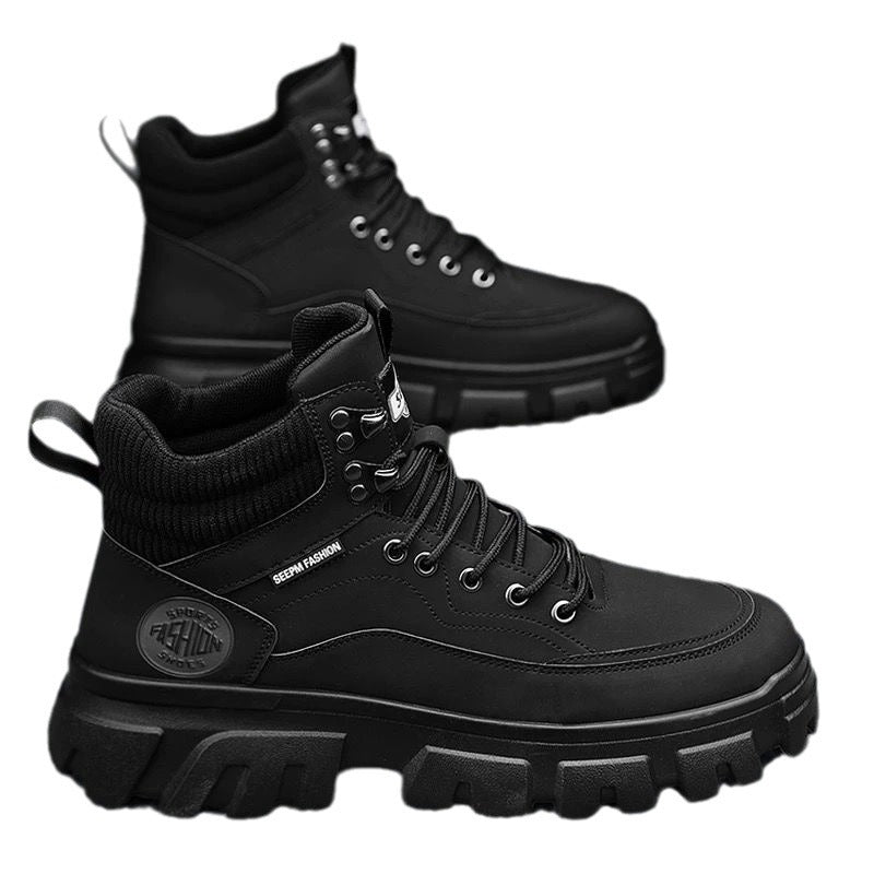 Herren-Stiefel im Worker-Stil, wasserdicht