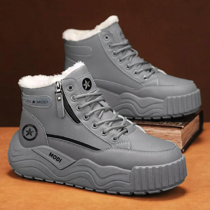 Herren Winter-Schneestiefel, gefüttert, rutschfest