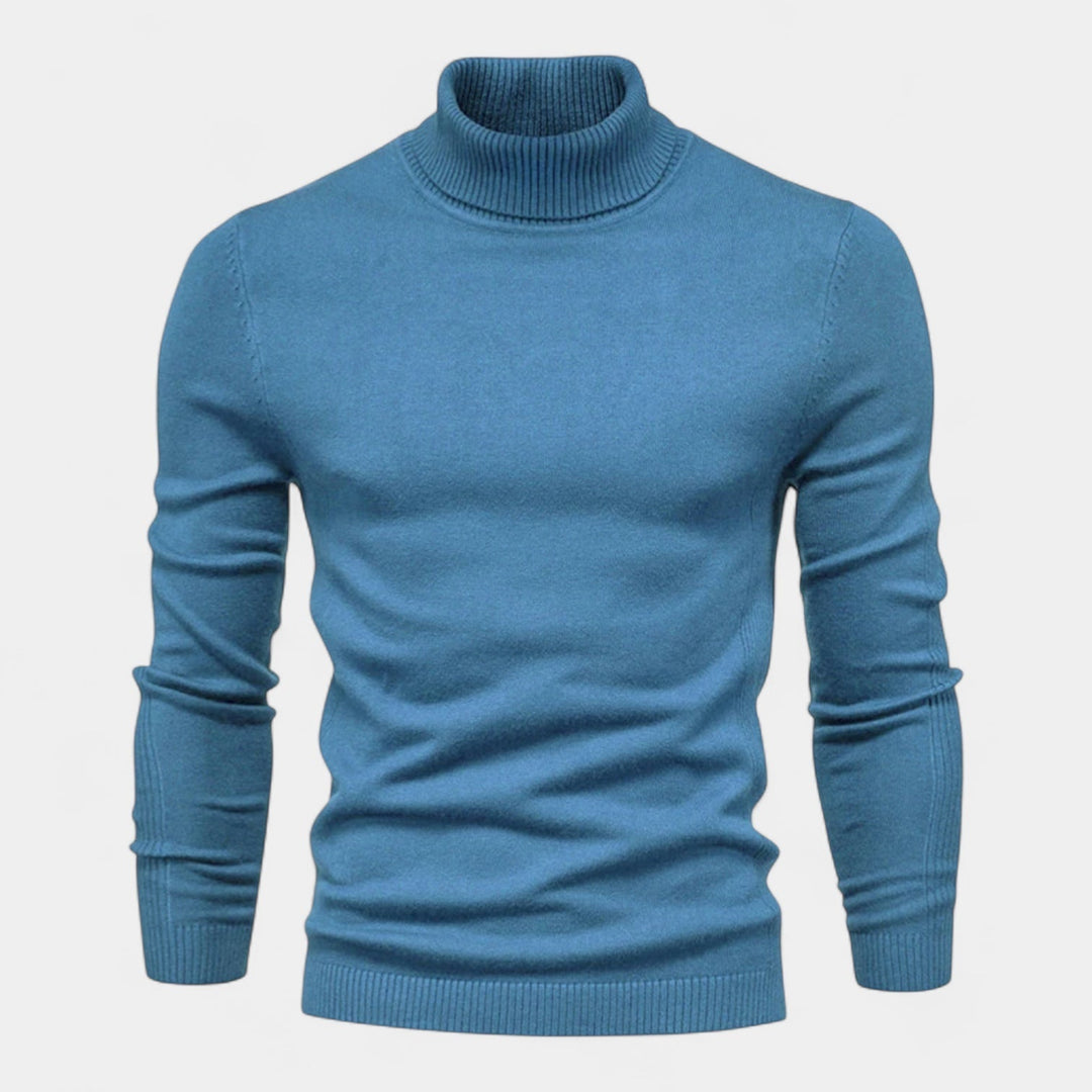 Drune | Modehaus - Gerippter Rollkragenpullover für Herren