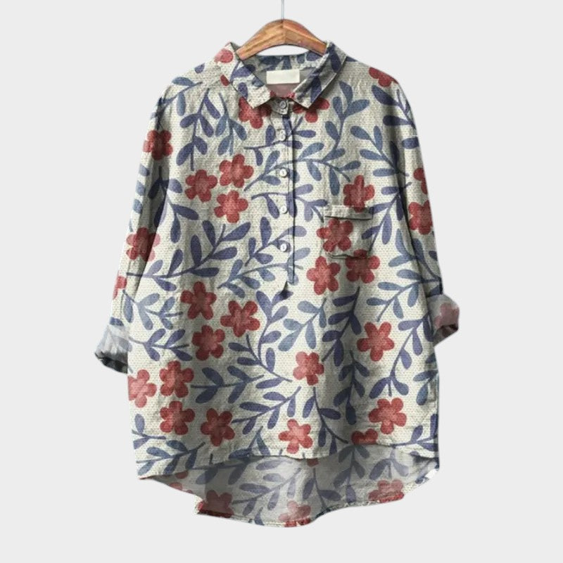 Drune | Weiche Bluse mit fließendem Schnitt