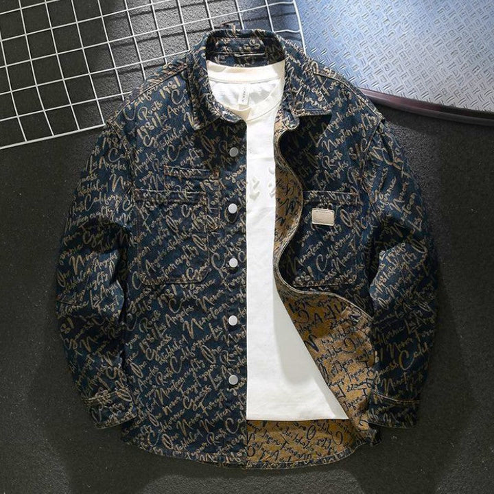 Drune | Herren Freizeitjacke - Bedrucktes Design