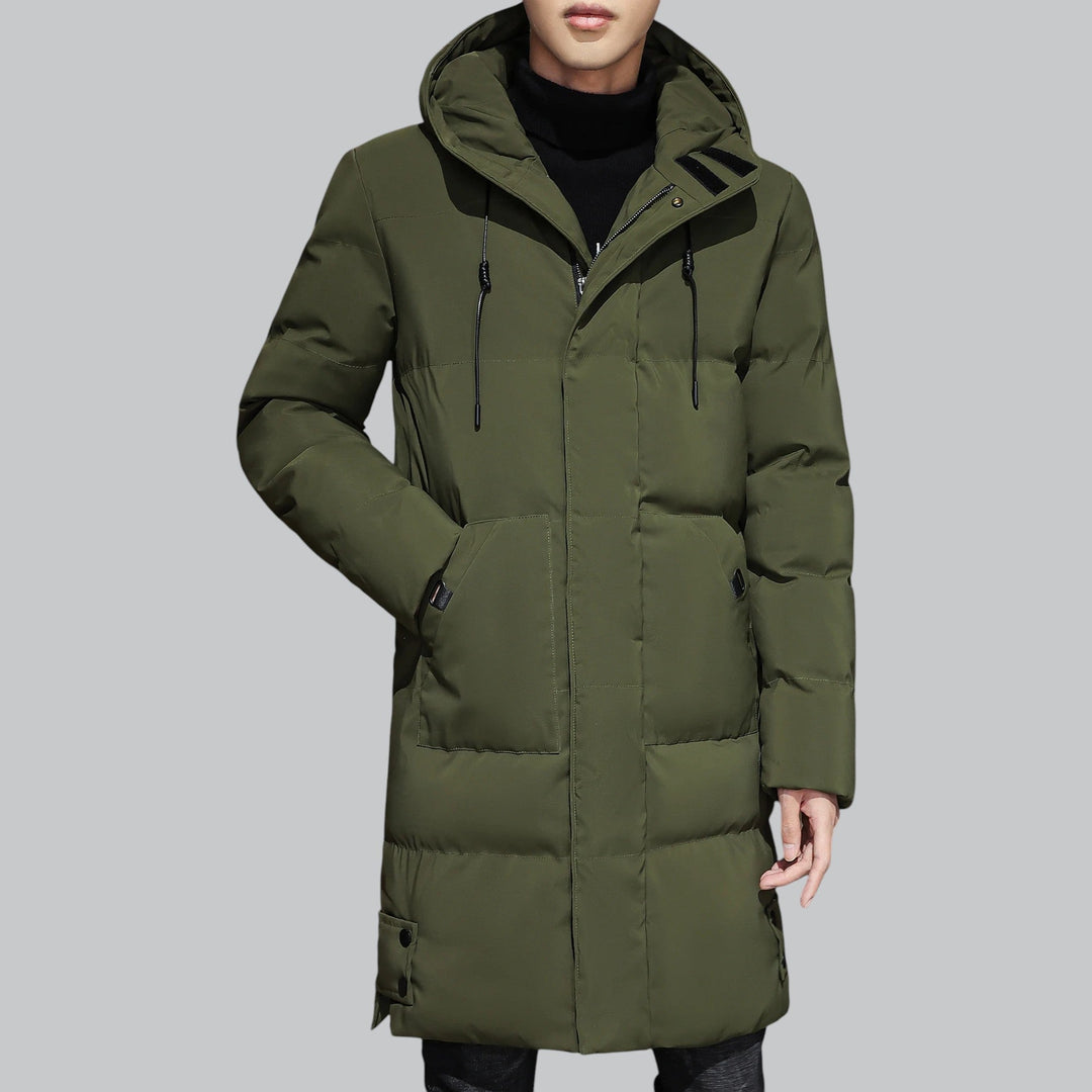 Drune | Stilvolle Lange Pufferjacke