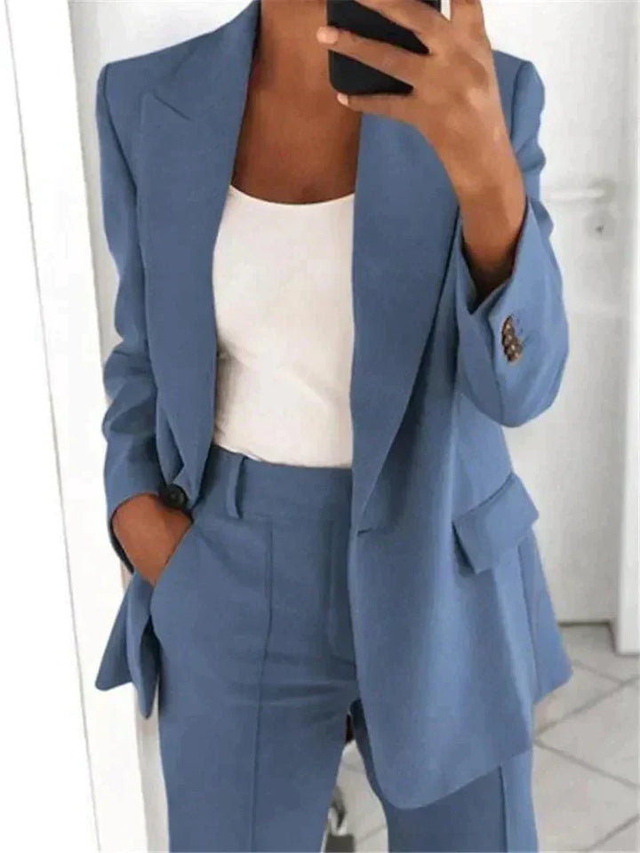 Drune | Elegantes Blazer-Set für Frauen, 2-teilig, zeitlos und modern