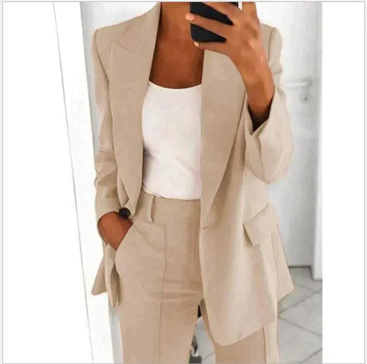 Drune | Elegantes Blazer-Set für Frauen, 2-teilig, zeitlos und modern
