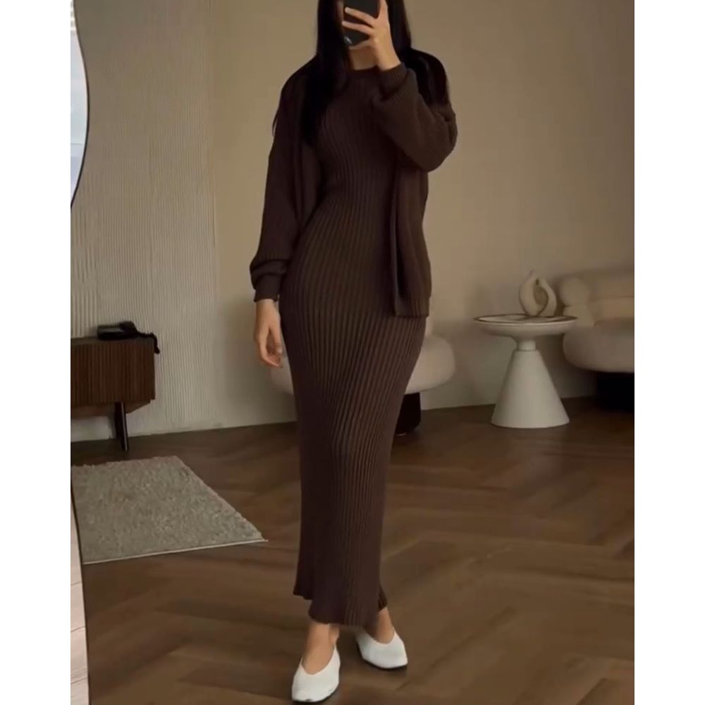 Drune | 2-Teilig Casual Baumwolle, Slim Fit Ideal für Frühling, Herbst, Winter