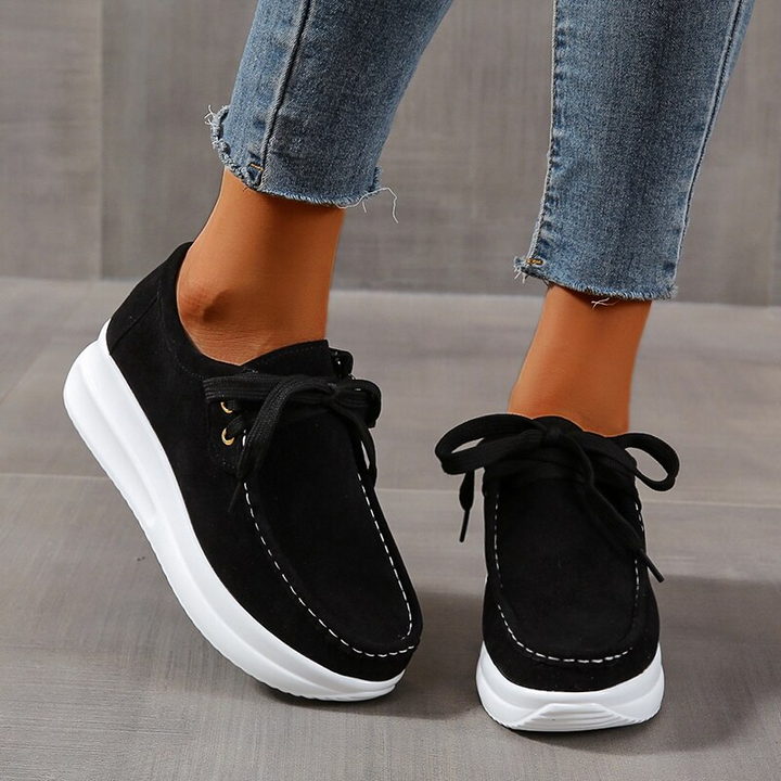 Drune | Stylische Dicke Wildlederschuhe Mit Rutschfester Sohle Und Bequemer Passform