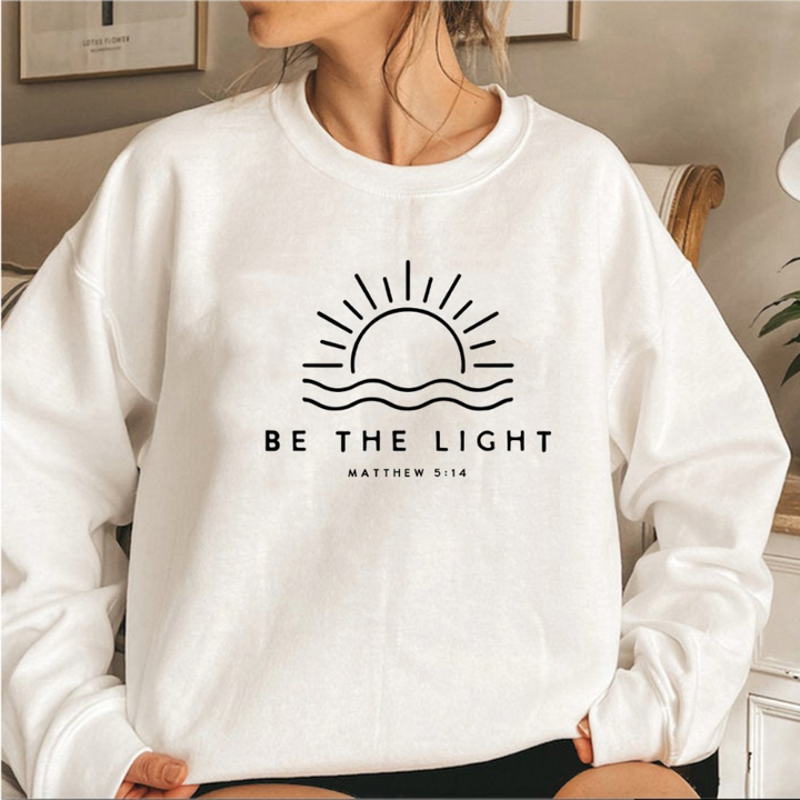 Drune | Stijlvolle Sweater "Be The Light" - Modischer pullover