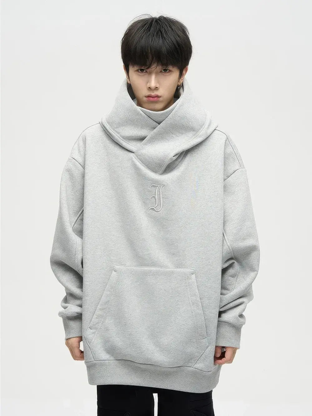 Drune | Ninja Rollkragen Kapuzenpulli