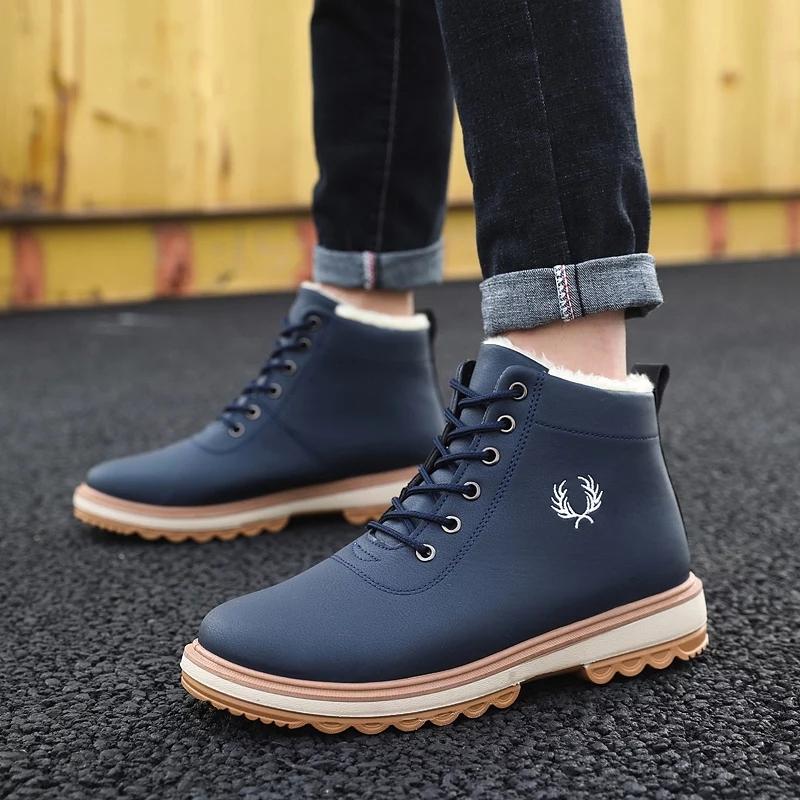 Drune | Stiefeletten Strapazierfähiges Kunstleder Warme Fütterung Rutschfeste Sohle Schnürung