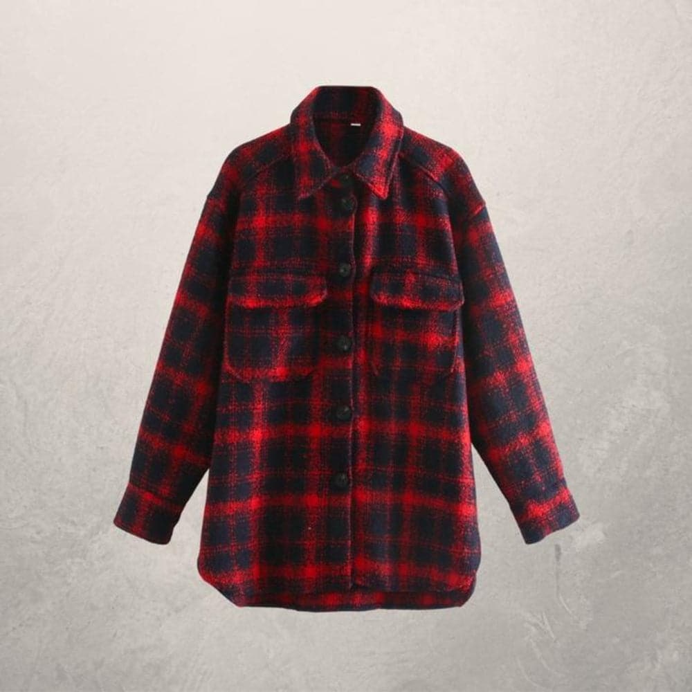 Drune | Shirtjacke - Oversized Fit - Weich und Leicht - Knopfverschluss und Brusttaschen