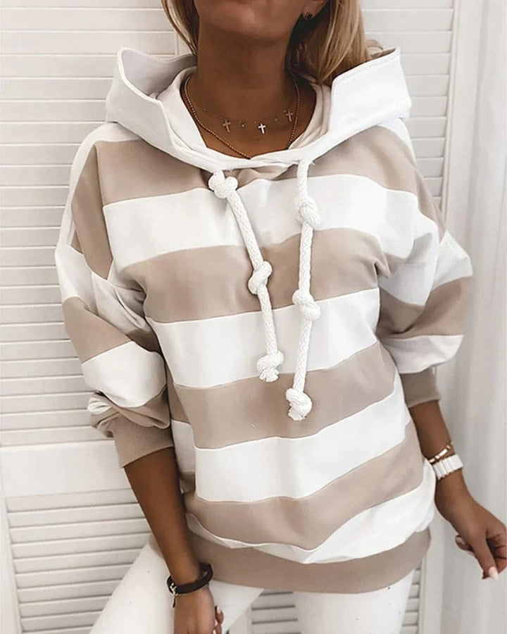 Drune | Hoodie Strickdetails Lockere Passform Weiche Materialien