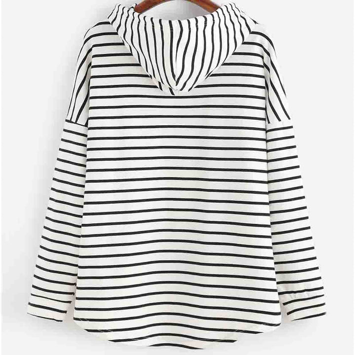 Drune | Damen gestreifter Hoodie