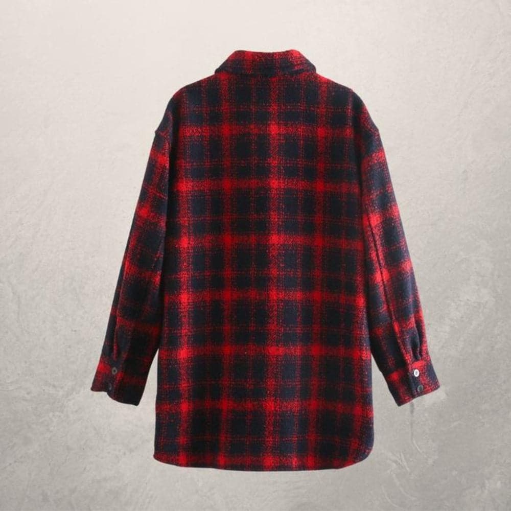 Drune | Shirtjacke - Oversized Fit - Weich und Leicht - Knopfverschluss und Brusttaschen