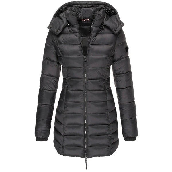 Drune | Daunenjacke lang Kapuze Damen