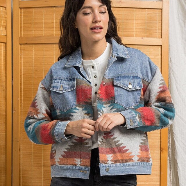 Drune | Elegante und Vintage Aztekische Jacke