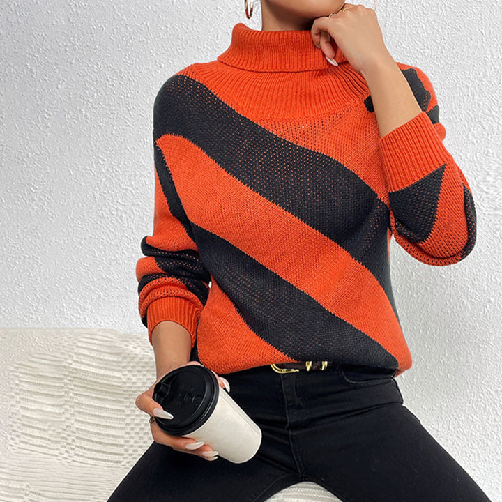 Drune | Gestreifter Strickpullover Mit Lässigem Design