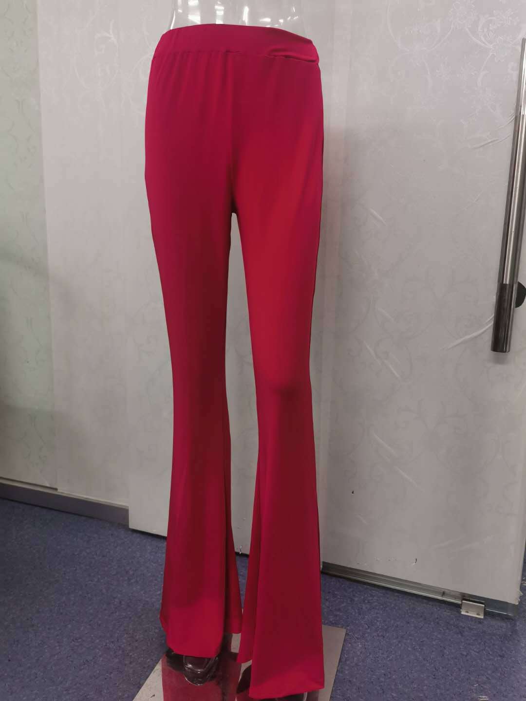 Damen Schlagleggings mit hohem Bund und elastischem Material Drune