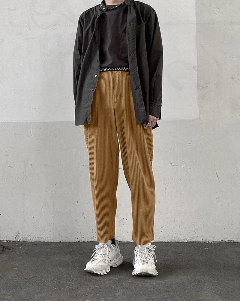 Herren Kordhose im Relaxed-Tapered-Schnitt mit feiner Breitkordstruktur Drune