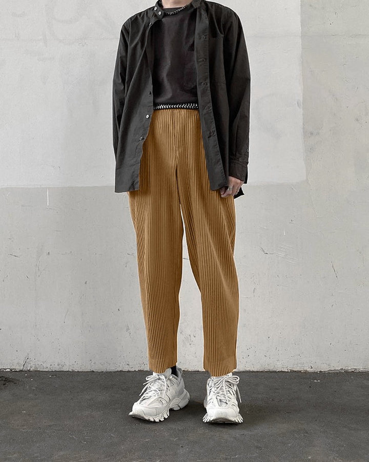 Herren Kordhose im Relaxed-Tapered-Schnitt mit feiner Breitkordstruktur Drune