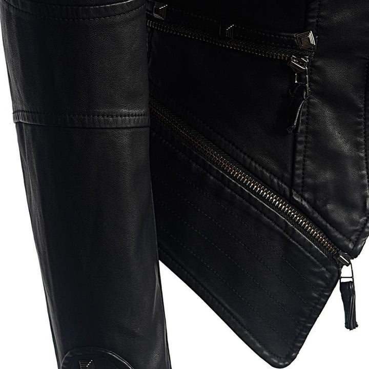 Drune | Bikerjacke für Damen Schlanke Passform
