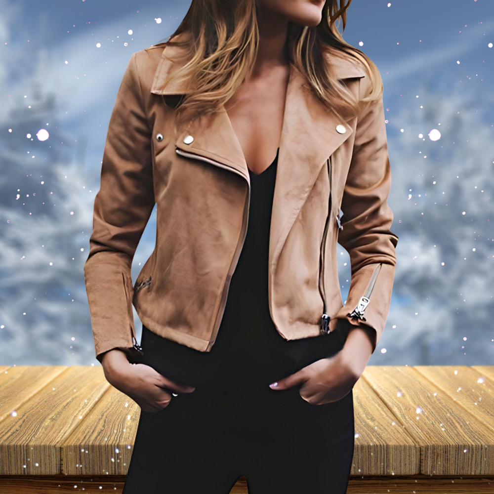 Drune - Damen Bikerjacke für einen eleganten Winterstil