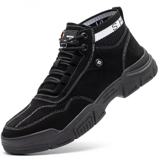 Leicht Stahlkappe Schuhe Berufsschuhe Sportlich Atmungsaktiv Schutzschuhe Drune