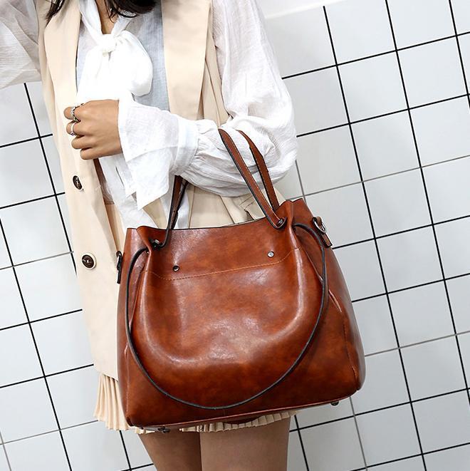 Drune | 4 Teiliges Weinlese Handtaschensatz Für Damen