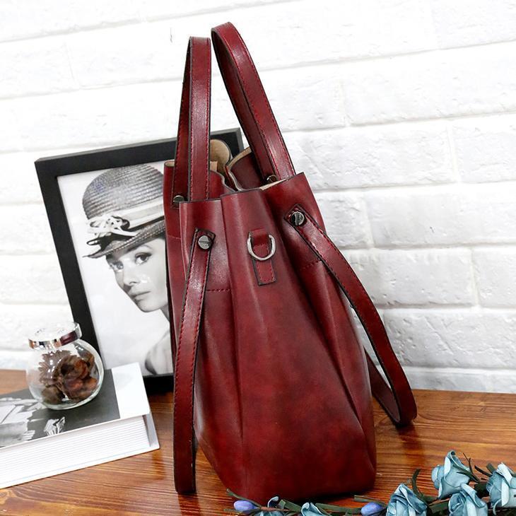 Drune | 4 Teiliges Weinlese Handtaschensatz Für Damen