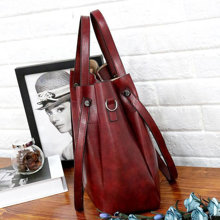 Drune | 4 Teiliges Weinlese Handtaschensatz Für Damen