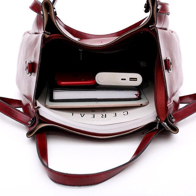 Drune | 4 Teiliges Weinlese Handtaschensatz Für Damen