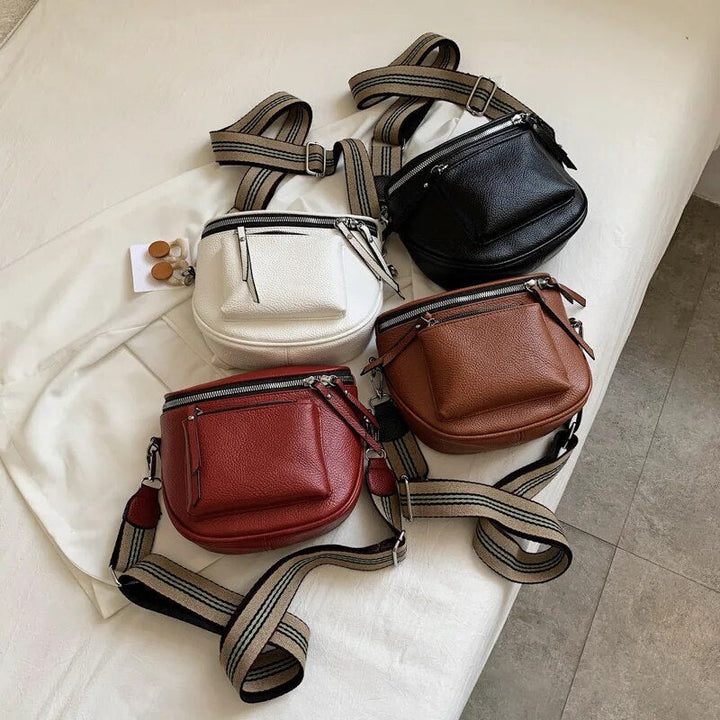 Handliche Schultertasche - praktische Crossbody-Tasche für unterwegs