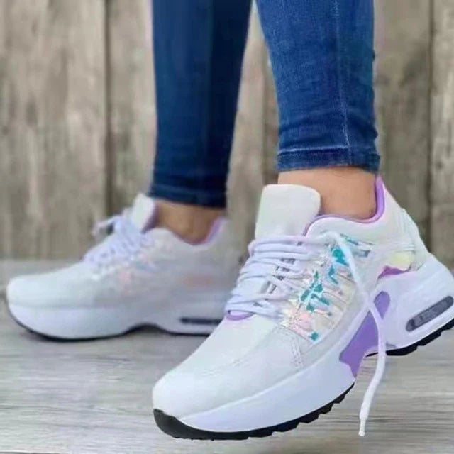 Drune - Vulkanisierte Keilsneaker mit Schnürung