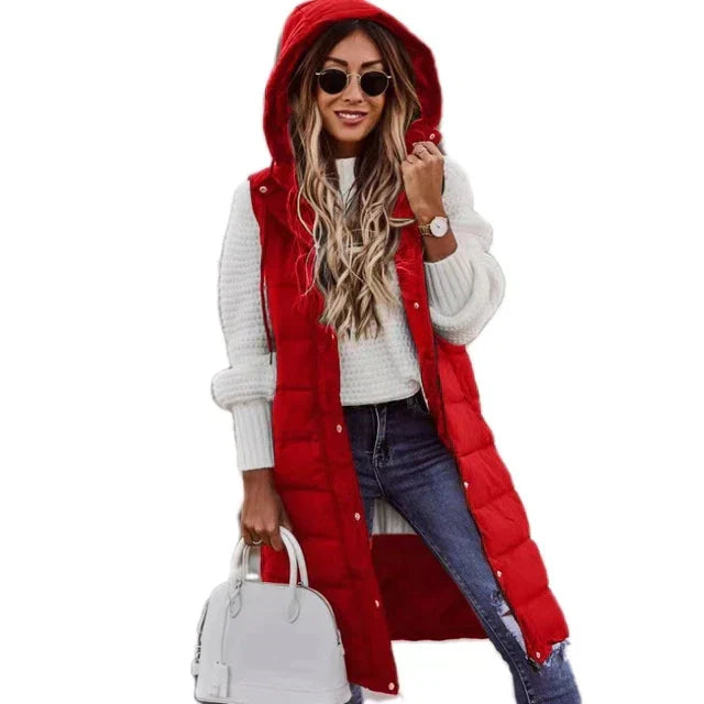 Drune | Lange ärmellose Jacke für Frauen