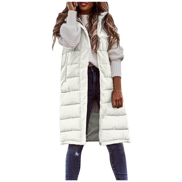 Drune | Lange ärmellose Jacke für Frauen