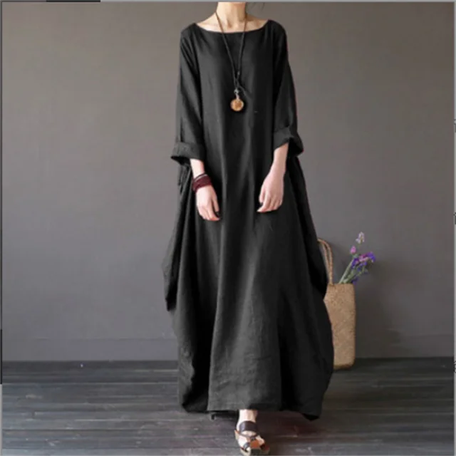 Drune | Damen Baumwollkleid – Komfort & Stil