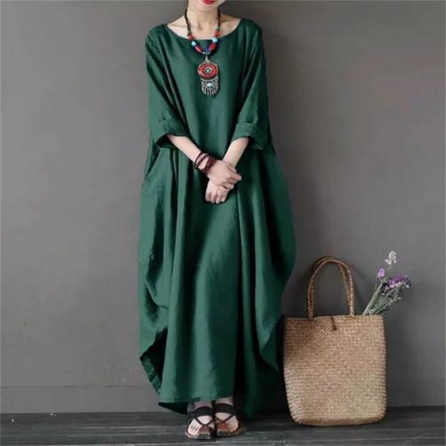 Drune | Damen Baumwollkleid – Komfort & Stil