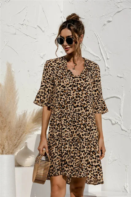 Drune | Lebhaftes Floral Sommerkleid