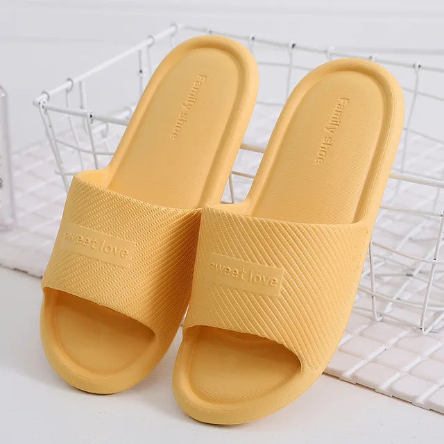 Drune – Rutschfeste Sommer-Flip-Flops für Damen: Bequeme Hausschuhe für den Innenbereich, wasserdichtes EVA-Material