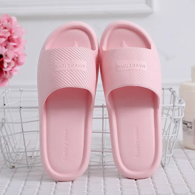 Drune – Rutschfeste Sommer-Flip-Flops für Damen: Bequeme Hausschuhe für den Innenbereich, wasserdichtes EVA-Material