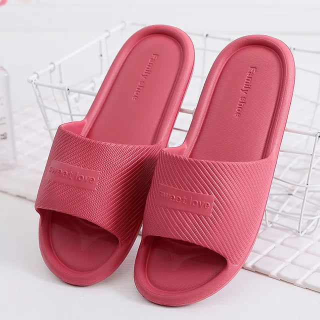 Drune – Rutschfeste Sommer-Flip-Flops für Damen: Bequeme Hausschuhe für den Innenbereich, wasserdichtes EVA-Material