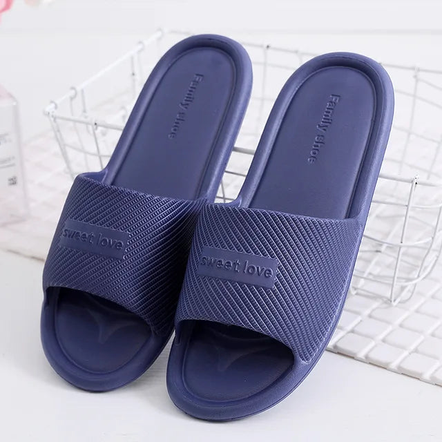 Drune – Rutschfeste Sommer-Flip-Flops für Damen: Bequeme Hausschuhe für den Innenbereich, wasserdichtes EVA-Material