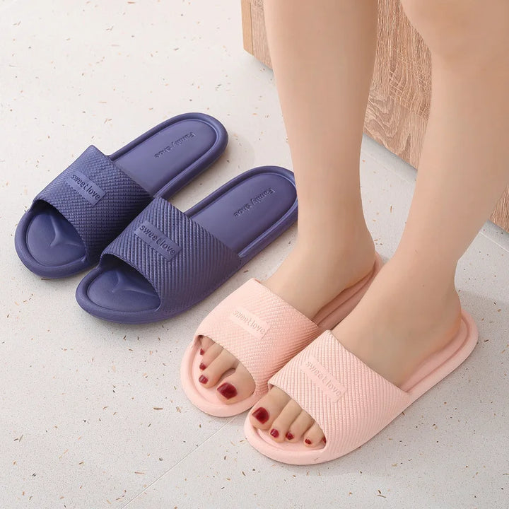 Drune – Rutschfeste Sommer-Flip-Flops für Damen: Bequeme Hausschuhe für den Innenbereich, wasserdichtes EVA-Material