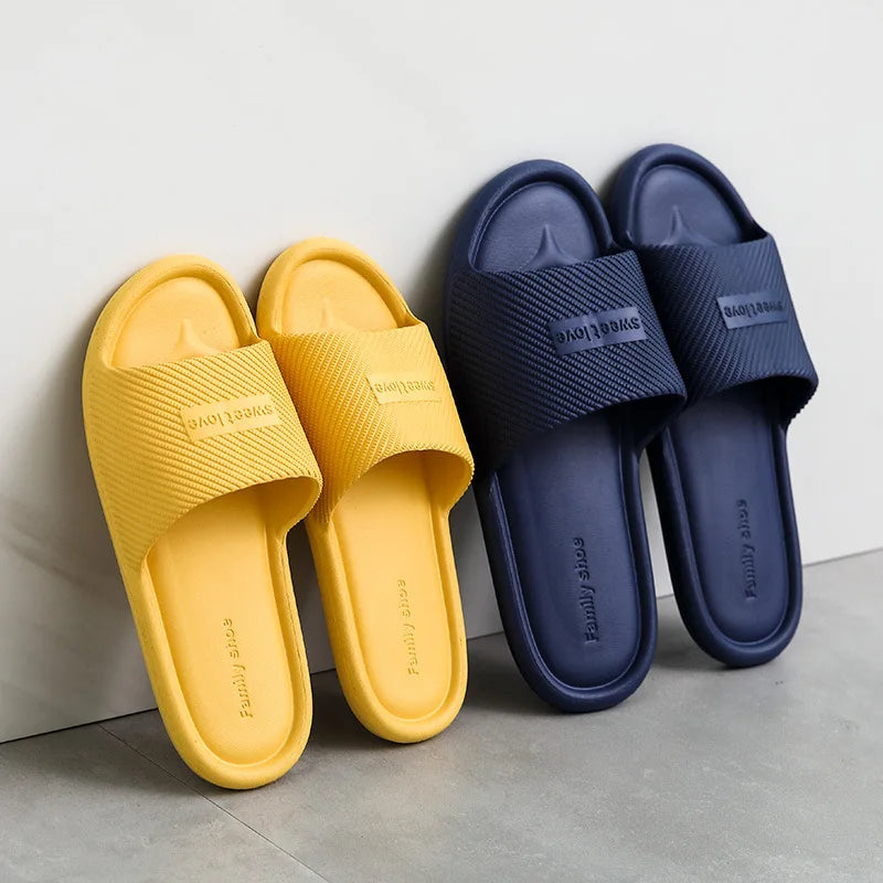 Drune – Rutschfeste Sommer-Flip-Flops für Damen: Bequeme Hausschuhe für den Innenbereich, wasserdichtes EVA-Material