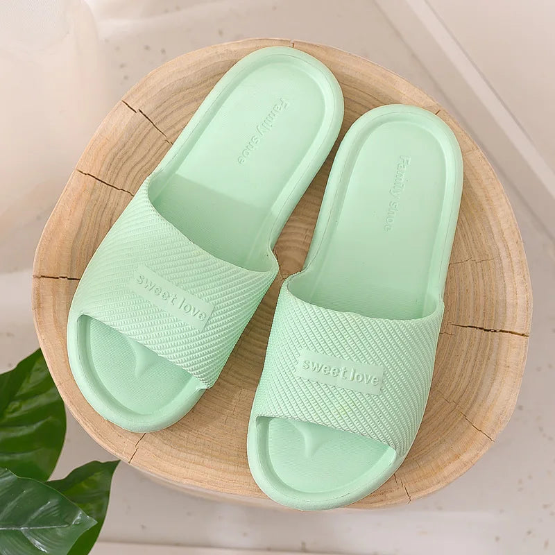 Drune – Rutschfeste Sommer-Flip-Flops für Damen: Bequeme Hausschuhe für den Innenbereich, wasserdichtes EVA-Material