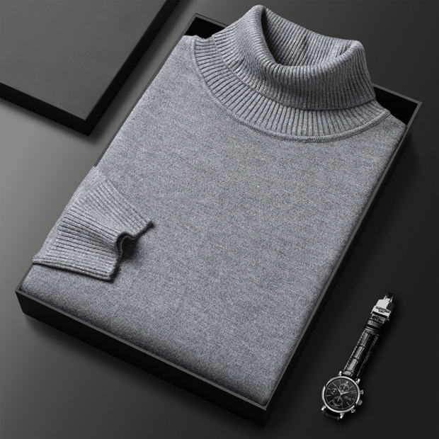 Drune | Herren-Rollkragenpullover aus Feinstrick