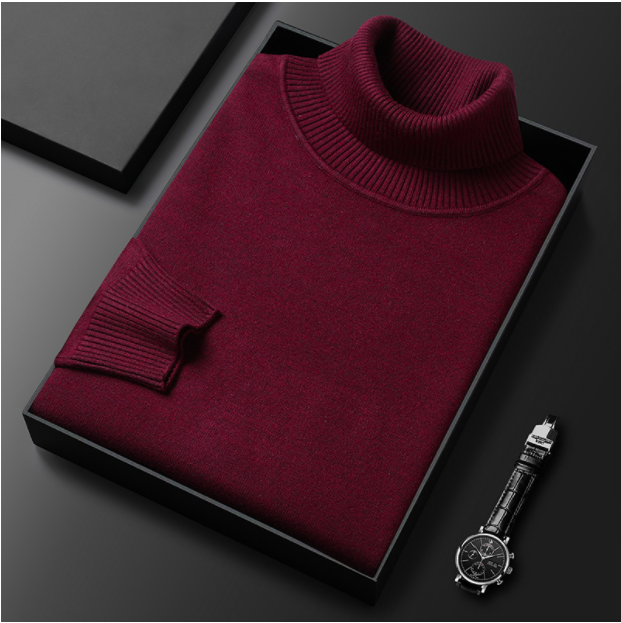 Drune | Herren-Rollkragenpullover aus Feinstrick