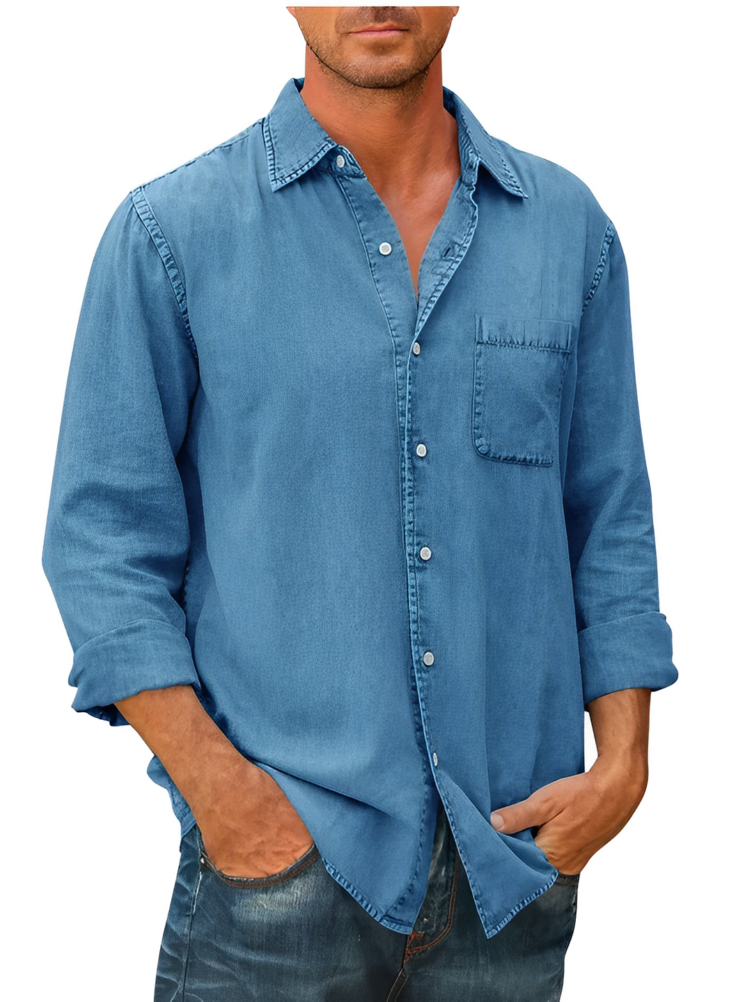 Drune - Denim Hemd