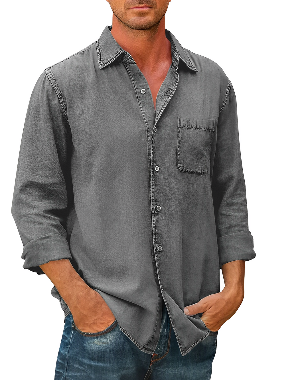 Drune - Denim Hemd