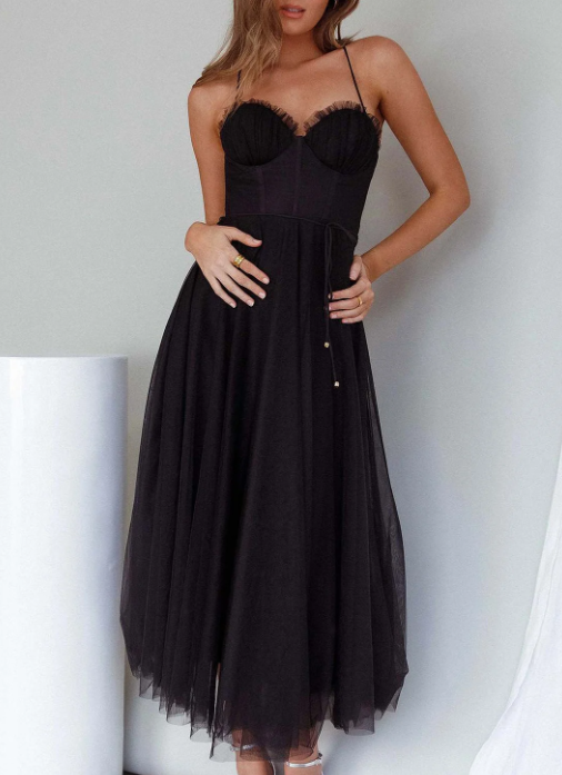 Drune | Ärmelloses Midi Kleid