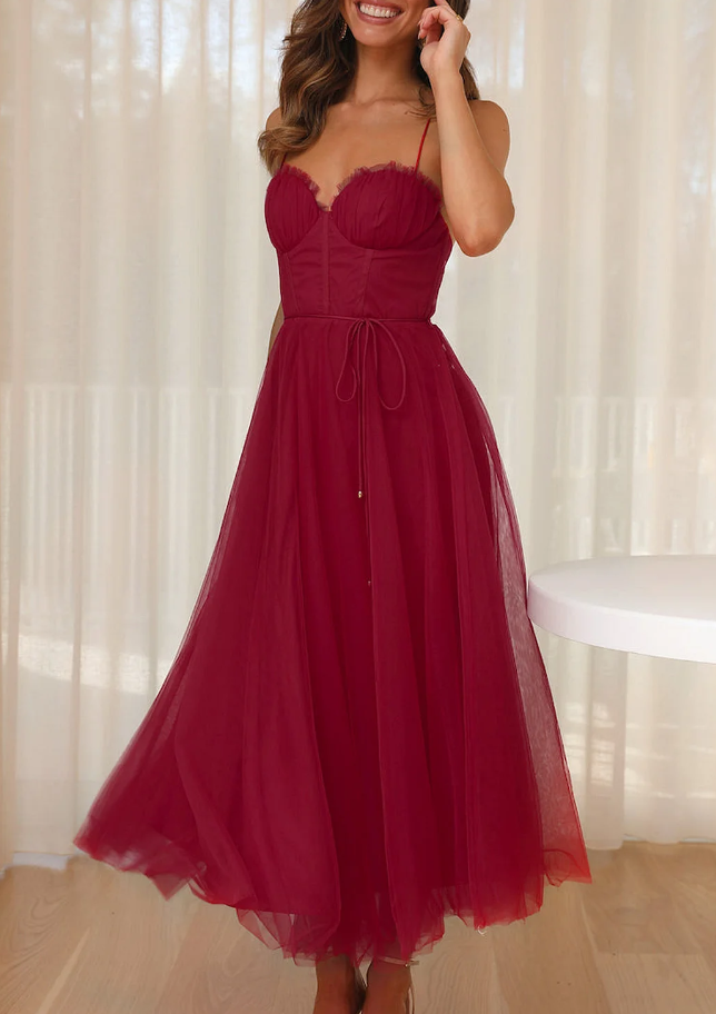 Drune | Ärmelloses Midi Kleid